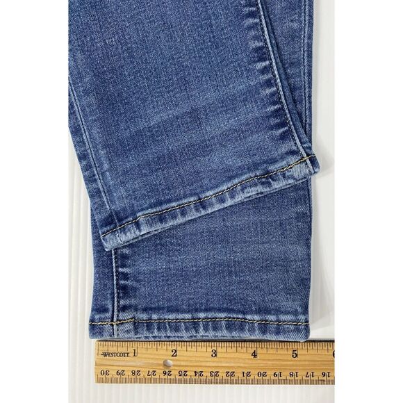 Rock & Republic Berlin Skinny Jeans Women Sz 8M (Fit 31x30) whiskered Blue Denim - Picture 10 of 12